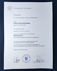 How many semesters does it take to get a University of Stuttgart diploma of Master?