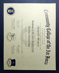 Buy a CCAF degree, Community College of the Air Force diploma online