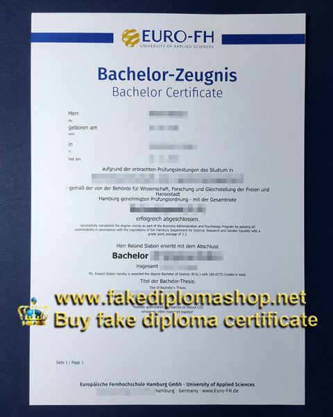 What is the fastest way to get Euro-FH diploma of Bachelor?