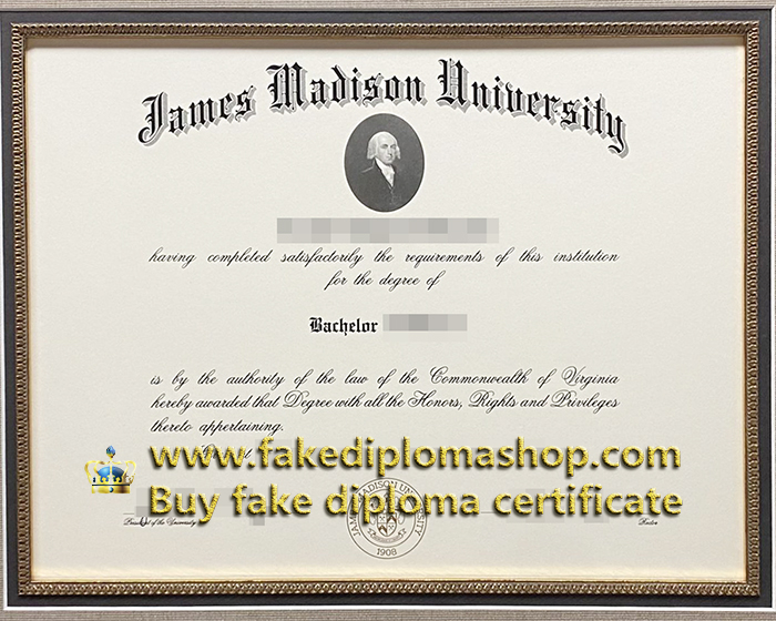 James Madison University diploma, JMU diploma