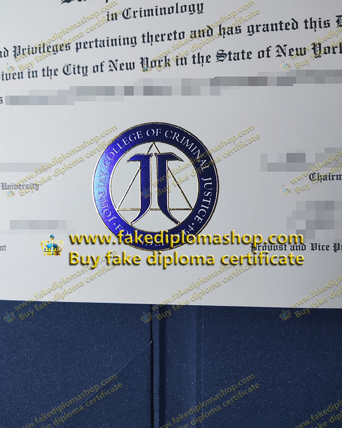 John Jay degree seal