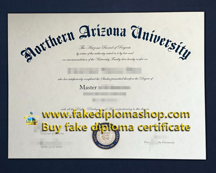 NAU diploma in 2023, Northern Arizona University degree of Master