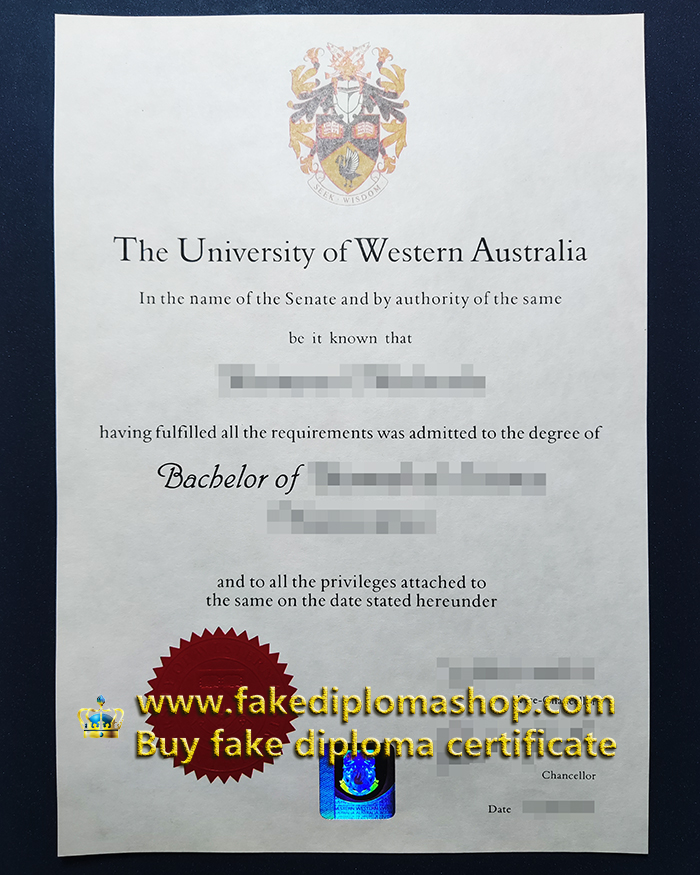 UWA diploma in 2023, University of Western Australia degree of Bachelor