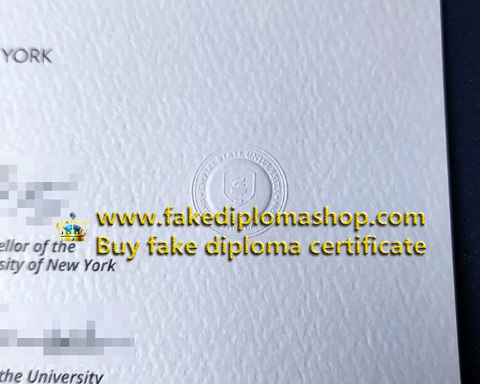 SUNY Empire diploma steel seal