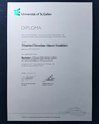 Purchase a Universität St. Gallen degree in 2023, HSG Bachelor diploma