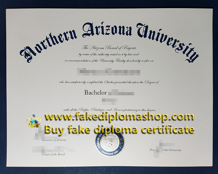 Northern Arizona University diploma of Bachelor in 2023