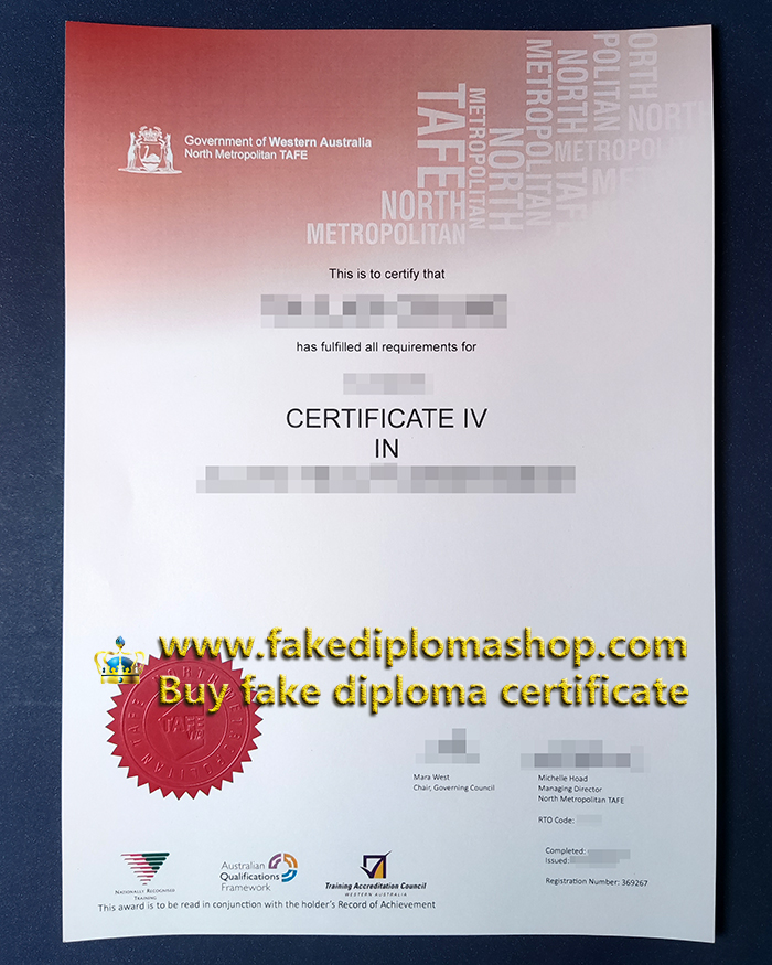 North Metropolitan TAFE certificate IV