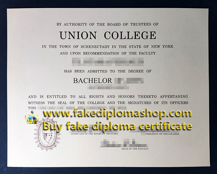 Union College degree of bachelor