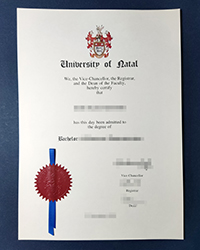 How to obtain a fake University of Natal degree of Bachelor quickly?