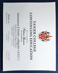 Order a Vanier College certificate of Continuing Education online