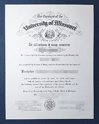 Purchase a phony University of Missouri degree of Bachelor quickly and safely