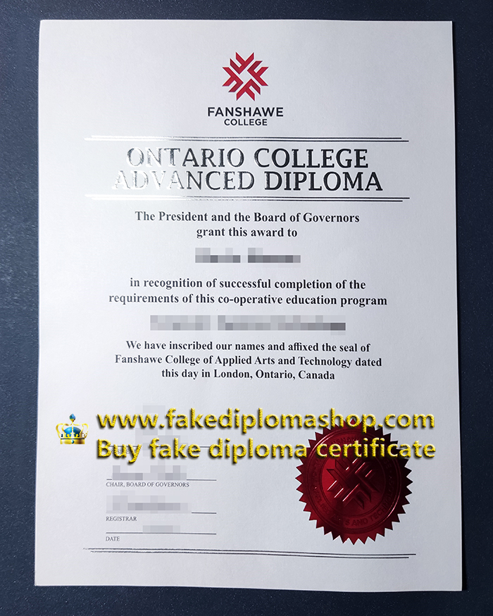 Fanshawe College diploma