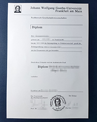 Buy a Goethe-Universität Frankfurty diploma to get a job