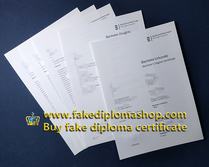 Hochschule Reutlingen diploma and transcript, Reutlingen University diploma