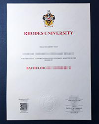 Order a fake Rhodes University degree of Bachelor for a better job