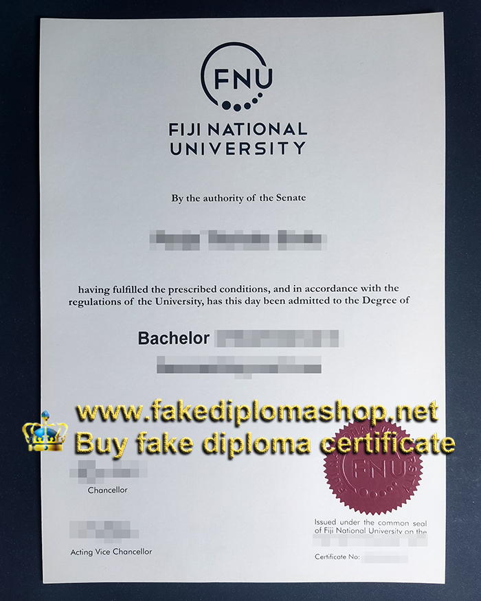 Fiji National University diploma of Bachelor