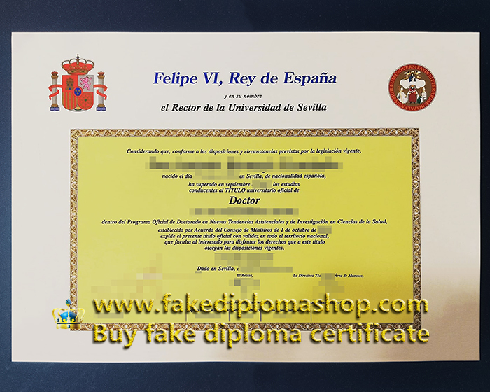 University of Seville diploma