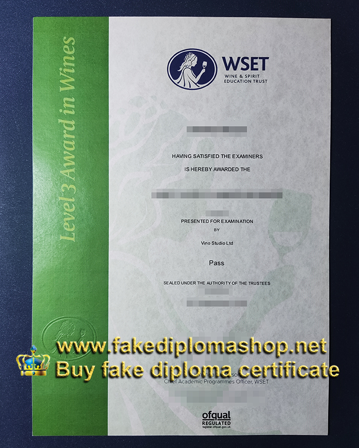 Wine & Spirit Education Trust certificate, WSET Level 3 certificate