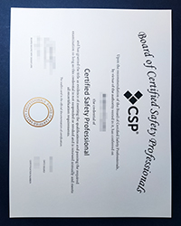 Order a fake CSP certificate, Certified Safety Professional certificate