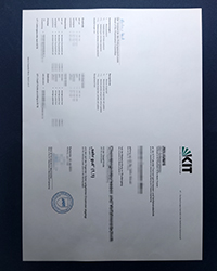 How much to buy a KIT transcript, Karlsruher Institut für Technologie certificate?