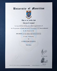 How long to get a University of Mauritius degree of Bachelor online?