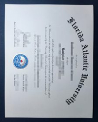 Florida Atlantic University diploma of Bachelor for sale, FAU fake diploma