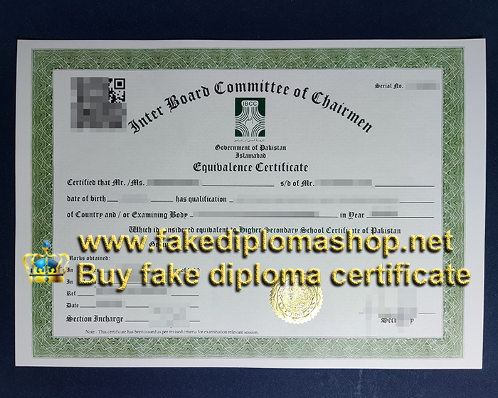 fake IBCC certificate, Inter Board Coordination Commission fake certificate