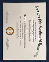 Order an American InterContinental University diploma, AIU degree of Bachelor