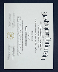 WashU degree of Doctor, Washington University in St. Louis diploma for sale