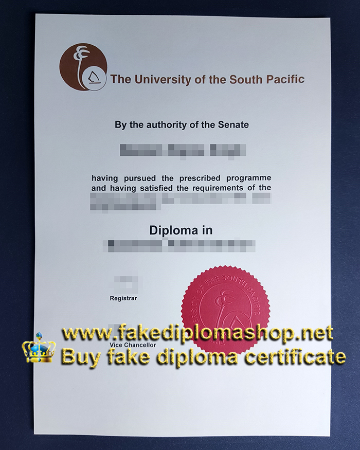 fake University of the South Pacific diploma, USP diploma certificate