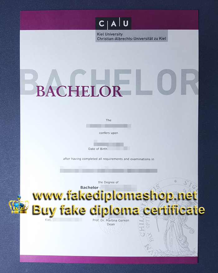 Kiel University diploma