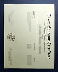 How much does Texas Ebucator Certificate cost?