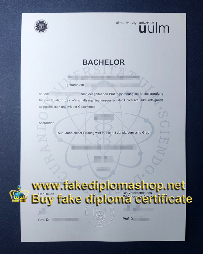 University of Ulm diploma