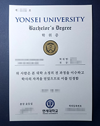 Can I order a Yonsei University diploma for a better job?