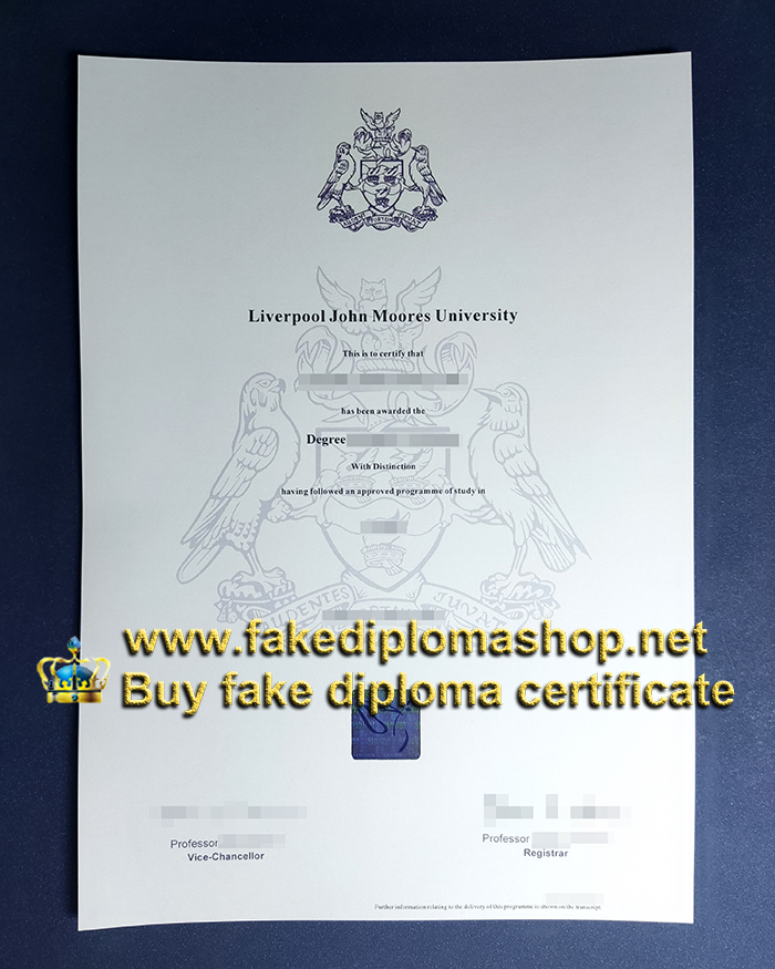 Liverpool John Moores University diploma