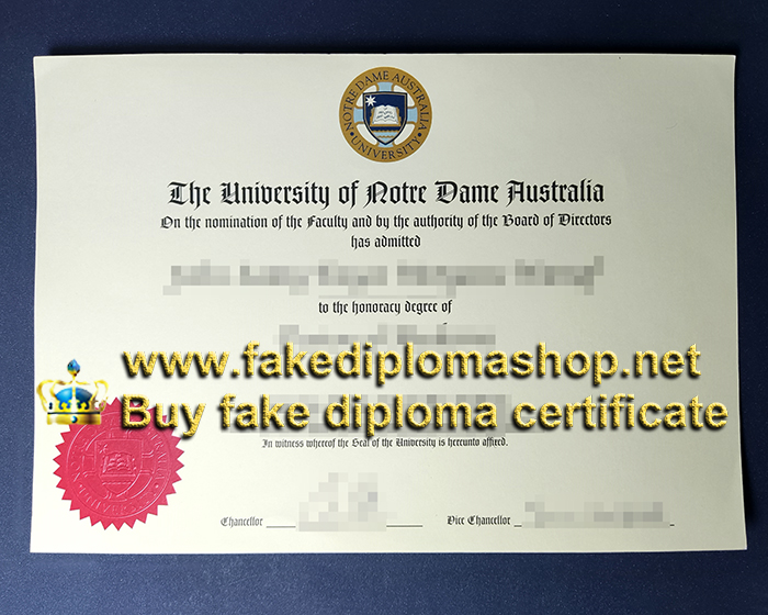 University of Notre Dame Australia diploma