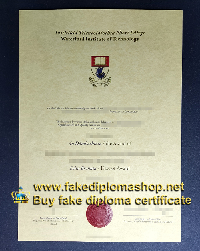 WIT diploma, Waterford Institute of Technology diploma