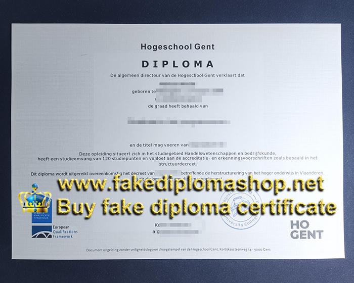 University College Ghent diploma, Hogeschool Gent diploma