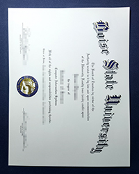 BSU diploma design, buy fake Boise State University diploma online