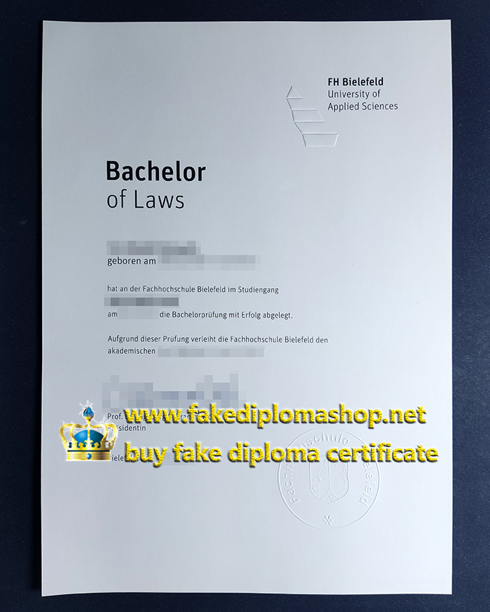 Bielefeld University of Applied Sciences diploma