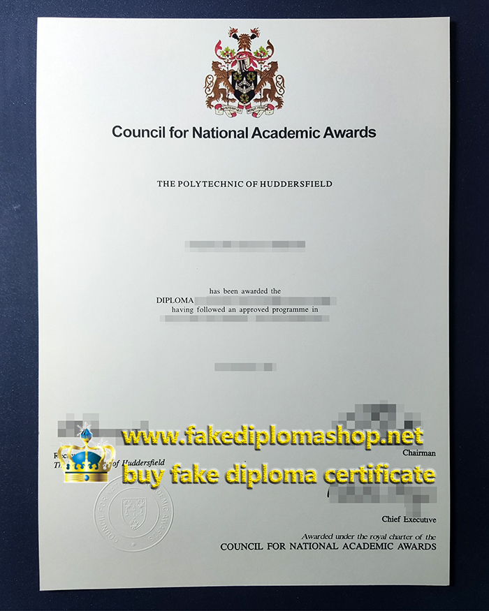 CNAA certificate, Council for National Academic Awards certificate