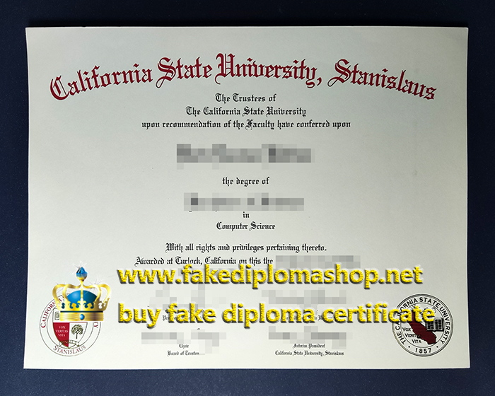 CSUS, California State University-Stanislaus diploma