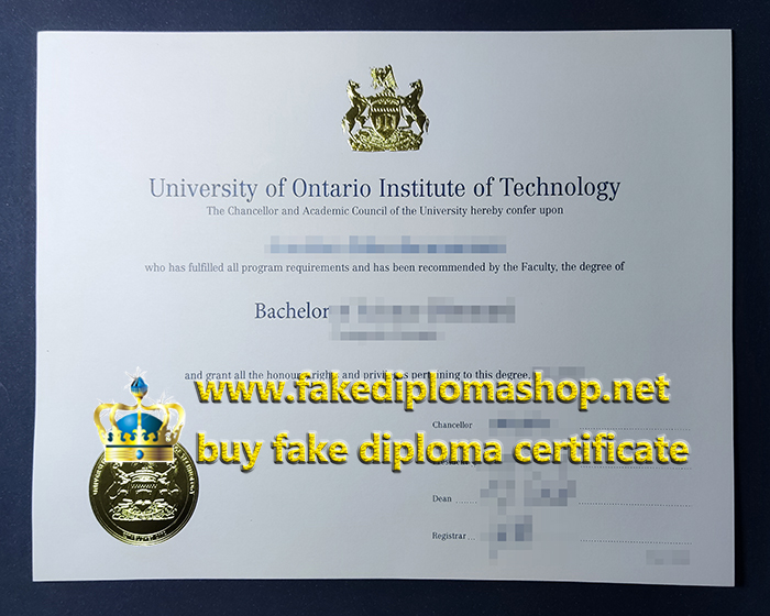 UOIT degree of Bachelor, University of Ontario Institute of Technology degree