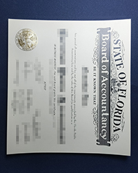 FLBOA certificate for sale, Purchase Florida Board of Accountancy certificate