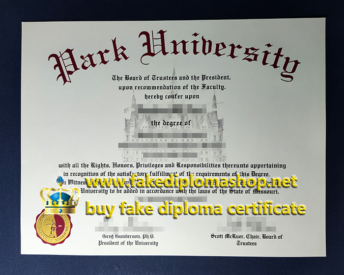 Park University diploma