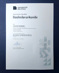 Buy a fake diploma from Bielefeld University, Universität Bielefeld Bachelorurkunde