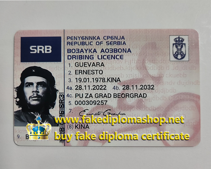 Driving licence in Serbia, Serbia ID, SRB ID