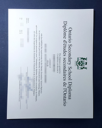 Order a fake Canada OSSD, Ontario Secondary School Diploma for sale