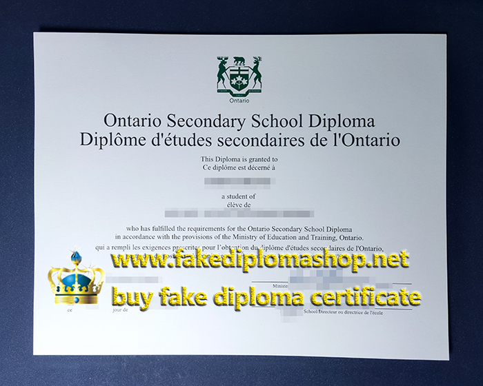 OSSD, Ontario Secondary School Diploma