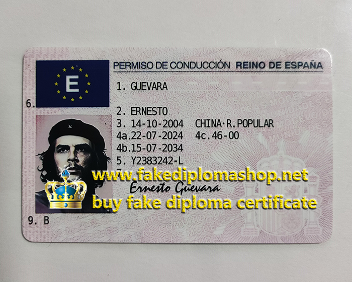 Scannable Spain ID, Spain realistic Driving Licence